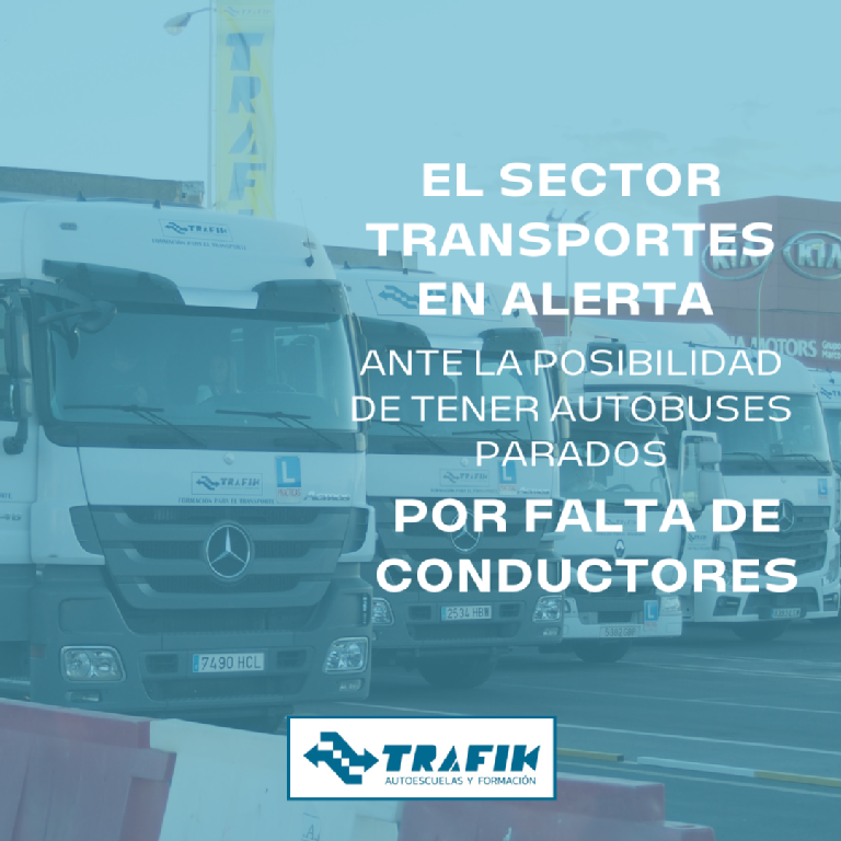 EL SECTOR TRANSPORTES EN ALERTA ANTE LA POSIBILIDAD DE TENER AUTOBUSES PARADOS POR FALTA DE CONDUCTORES