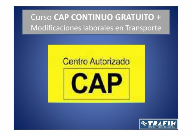 Curso gratuito de Cap Continuo para trabajadores sector viajeros