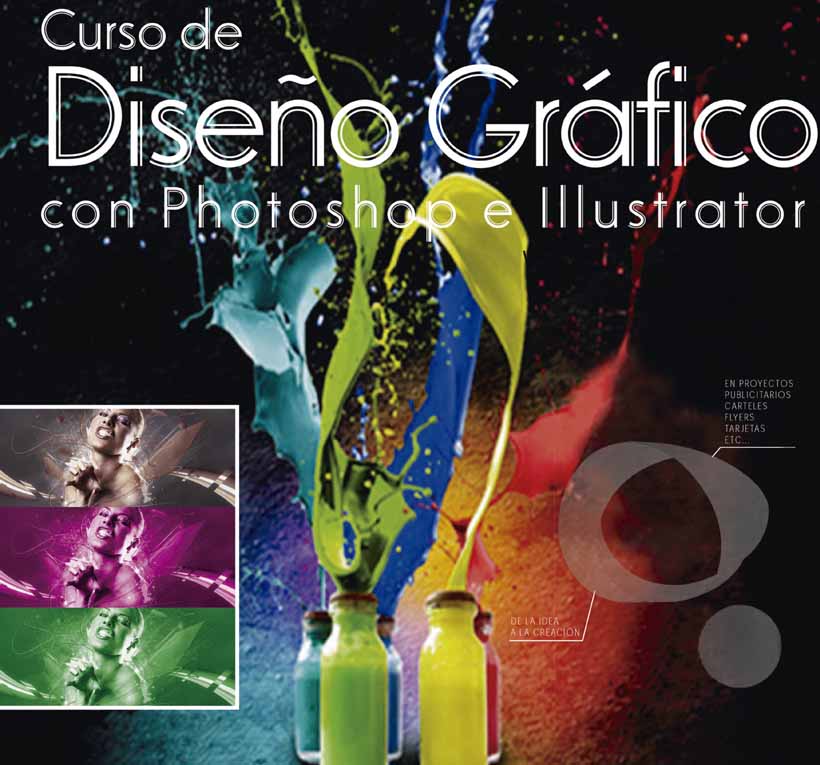 CURSO DISEÑO GRÁFICO PHOTOSHOP E ILLUSTRATOR