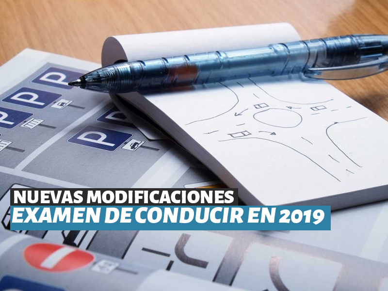 Nuevos cambios para el examen de conducir en 2019