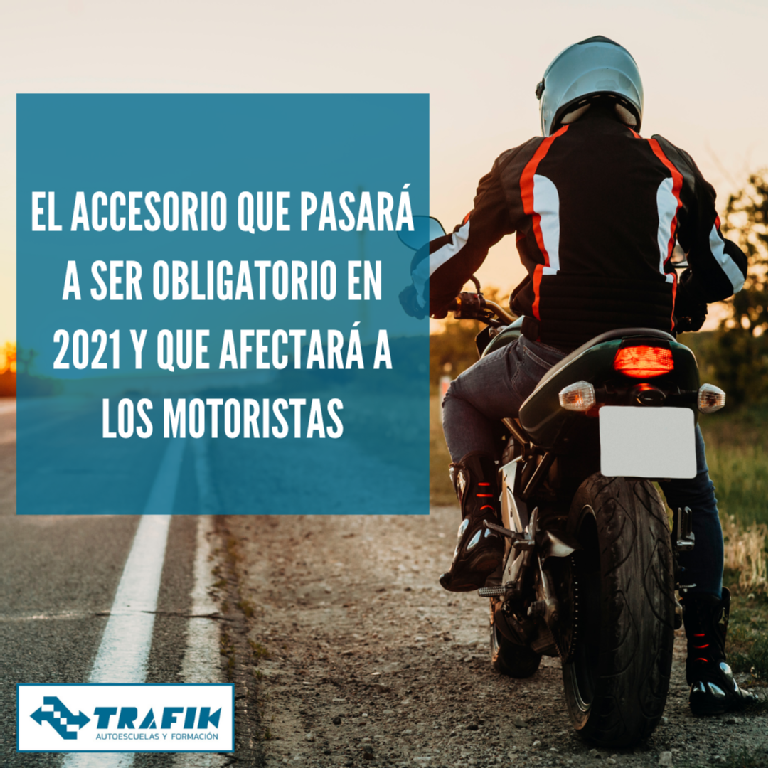 El accesorio que pasará a ser obligatorio en 2021 y que afectará a los motoristas.