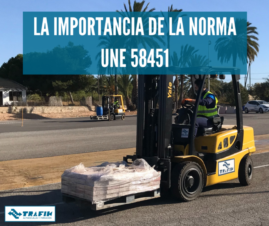 La importancia de la norma UNE 58451 en el carnet de carretilla elevadora