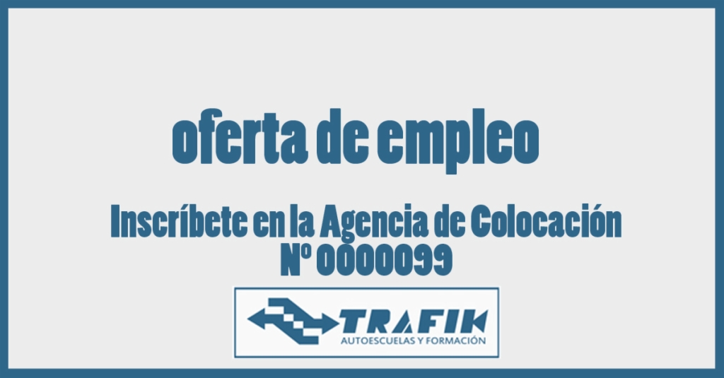 de empleo: Chofer C+E. Trafik