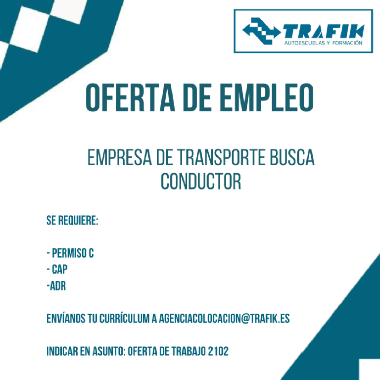 OFERTA DE EMPLEO Nº 2102