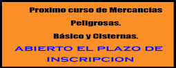 Curso de ADR basico y cisternas en los centros de Alicante y Elche