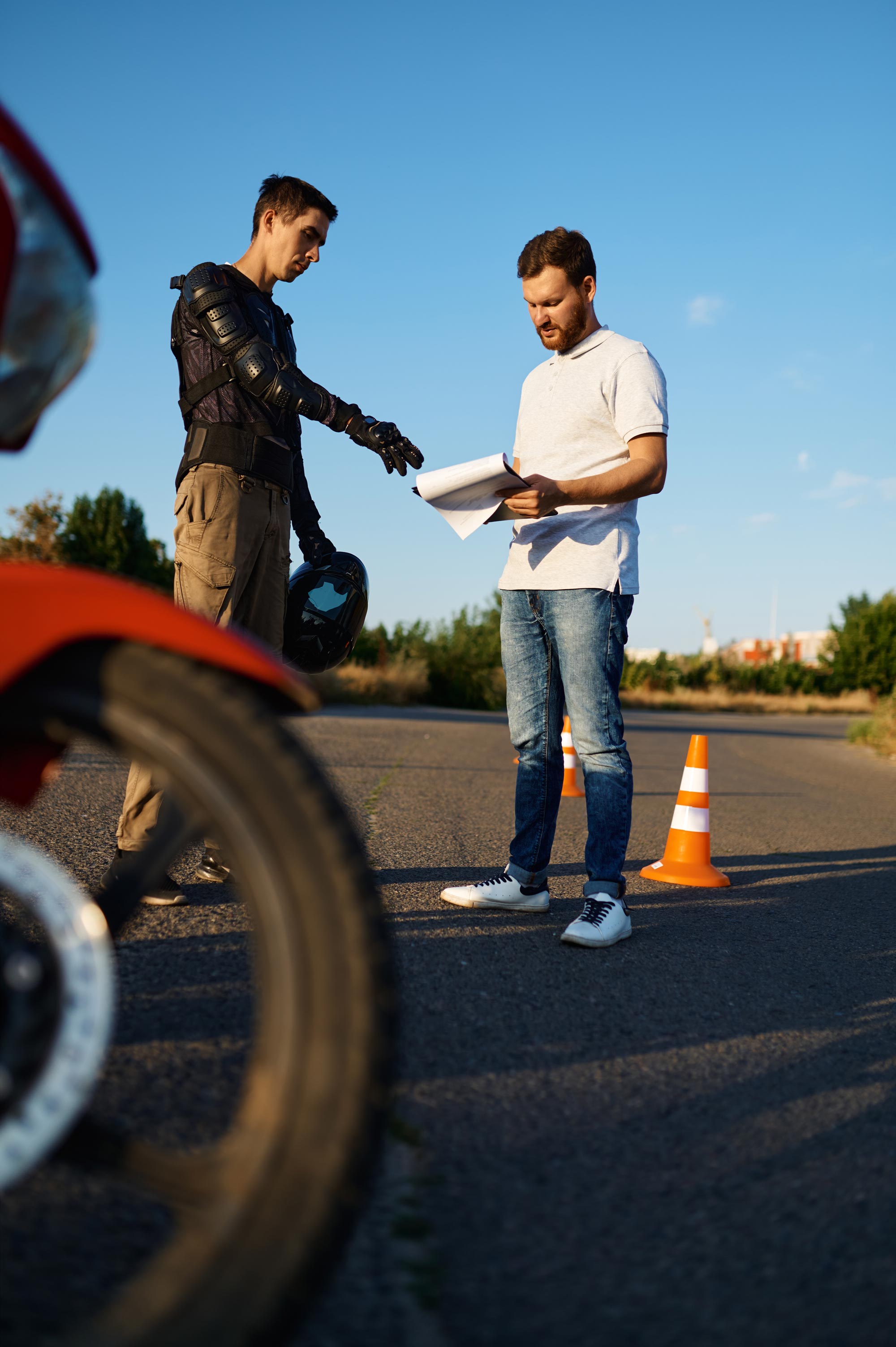 motocicleta instructor 